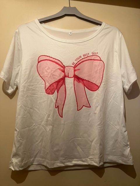New ladies pink and white pyjamas - medium 