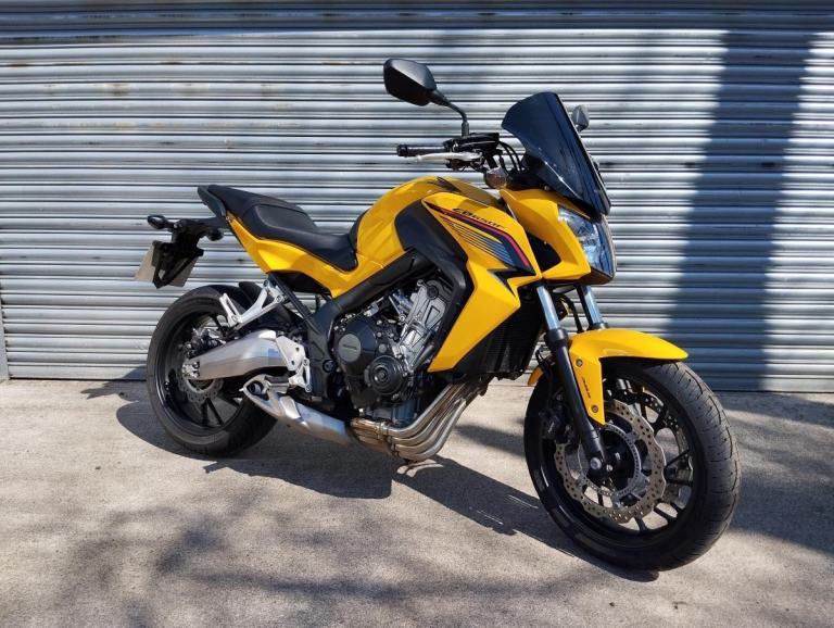 2015 Honda CB650F in Yellow