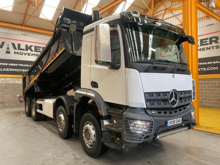 MERCEDES AROCS 3240 8X4 *EURO 6* STEEL TIPPER - 2018 - HX18 OAW