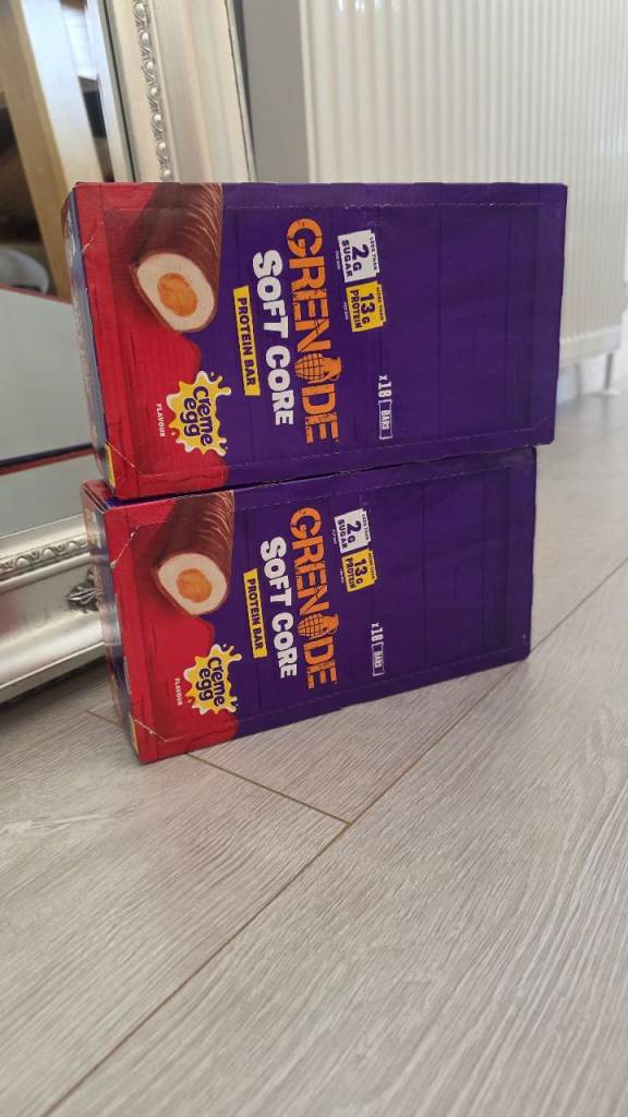 Limited Edition Grenade protein bars x36