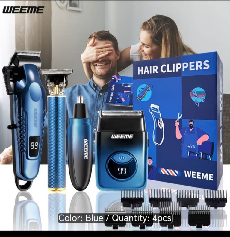 professional hair clipper with extra guard 