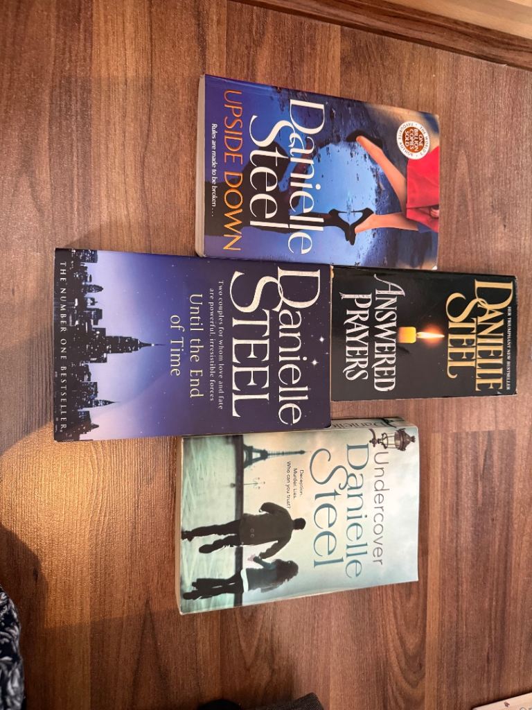 Danielle steel 4 book bundle undercover until end of time upside down answered prayers