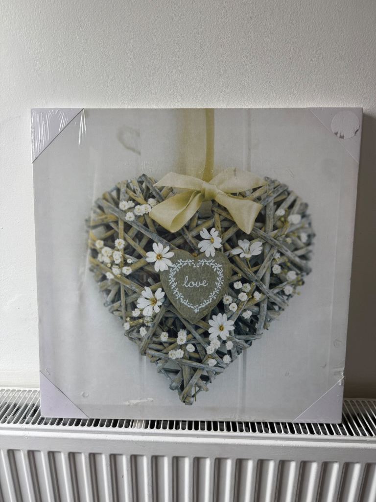Heart Canvas From Wilko