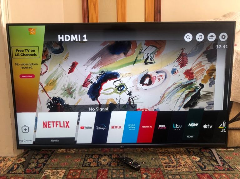 LG 50UN80006LC 50 Inch Smart 4K Ultra HD HDR LED TV with Google Assistant & Amazon Alexa
