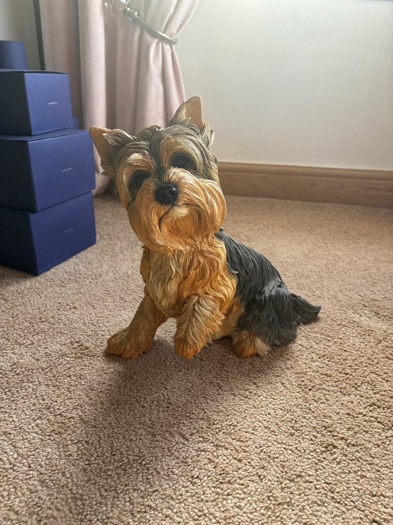 Large Yorkshire terrier ornament 