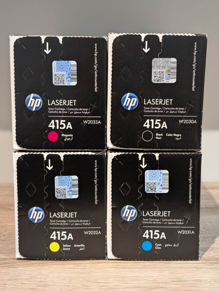 Genuine HP 415A Original LaserJet Toner Cartridge Multipack