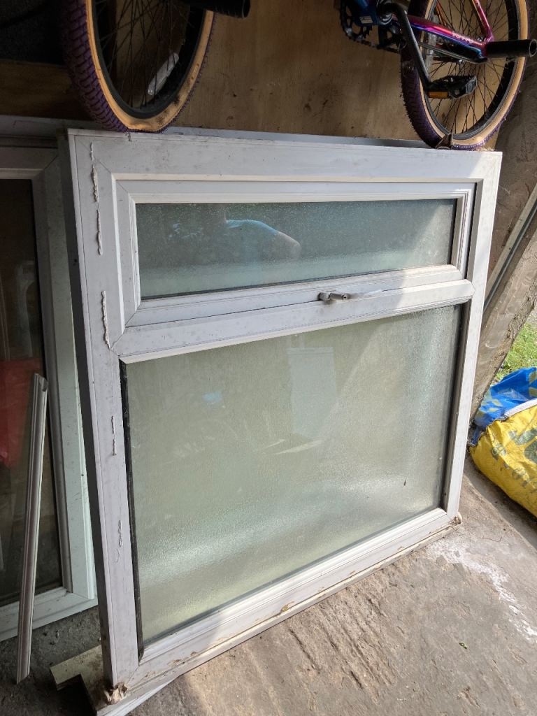 Upvc window  frosted glass