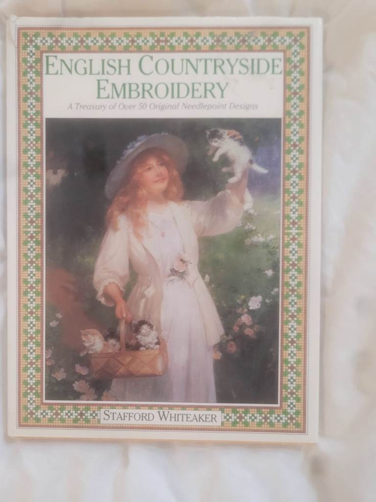 English Countryside Embroidery Book Stafford Whiteaker Preloved