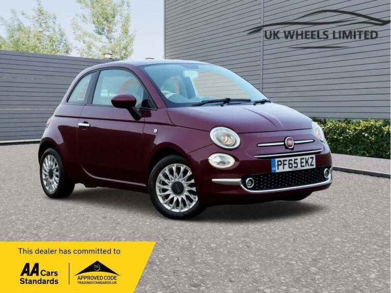 2015 Fiat 500 1.2 Lounge 3dr Dualogic HATCHBACK PETROL Automatic