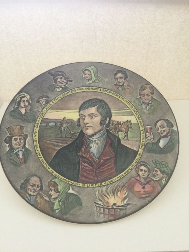 Robert Burns Decorative Plate by Royal Doulton – Good Condition