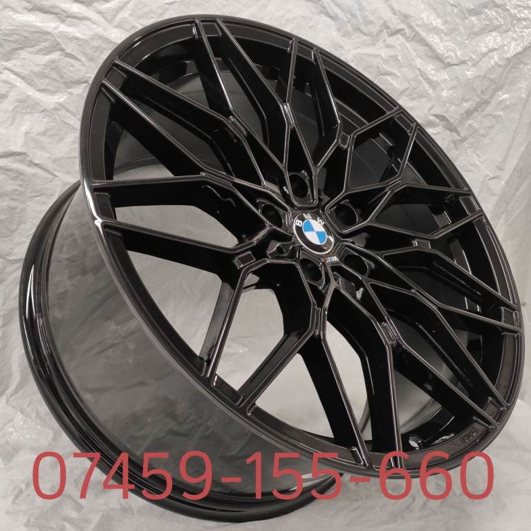 4X NEW ALLOY WHEELS (18" INCH ALLOYS) BLACK BMW 1 2 3 4 5 SERIES E91 E92 E93 F30 F32 F33 F34 F36 F10