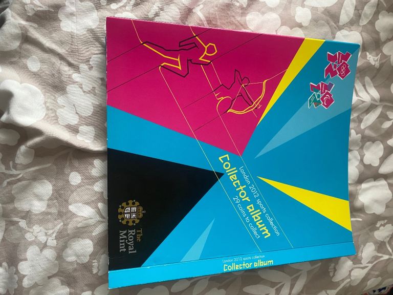 Royal Mint London 2012 Sports Coin Collector Album – Complete Set