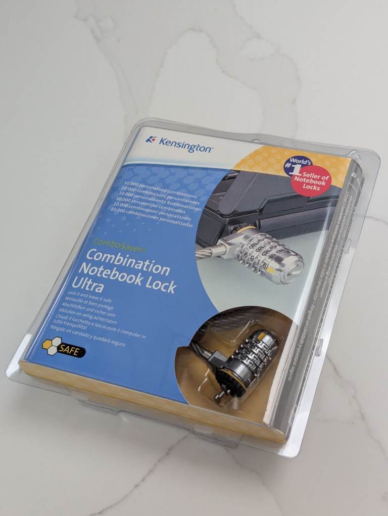 Kensington Notebook Combination Cable Lock for Laptops, Monitors, Computers, etc 