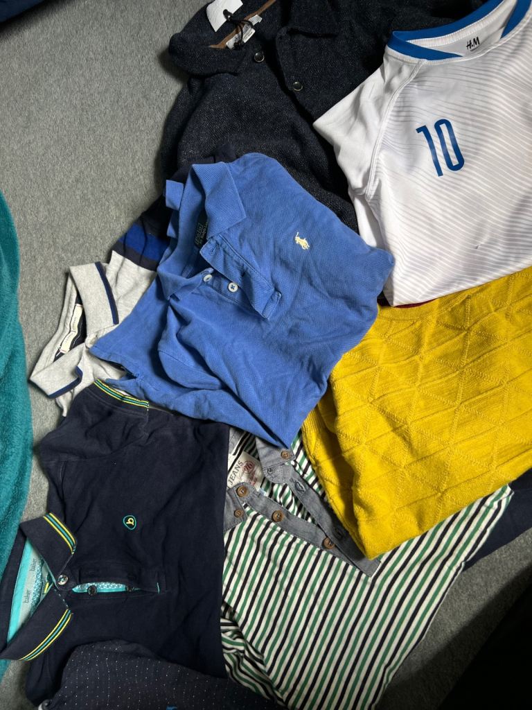Large clothing bundle for boys some ted baler from aged 5-6 then onwards upto 12