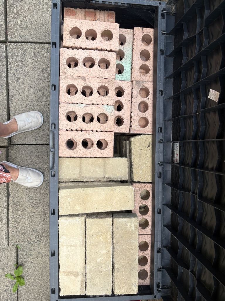 FREE Mixed Building Bricks - Red and Yellow Blocks
