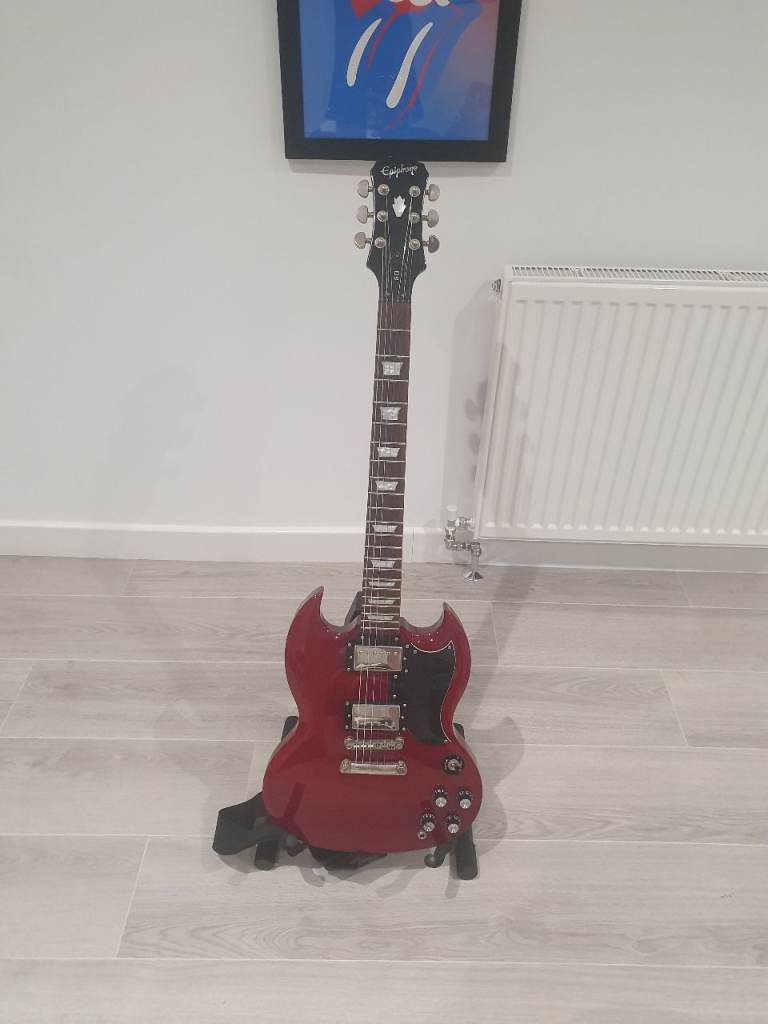 Epiphone SG Electric Guitar – Red, Good Condition