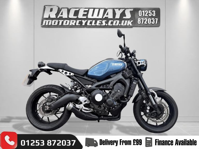 YAMAHA XSR900 2016 66 REG 12,720 MILES BLUE USED MOTORCYCLE 847CC