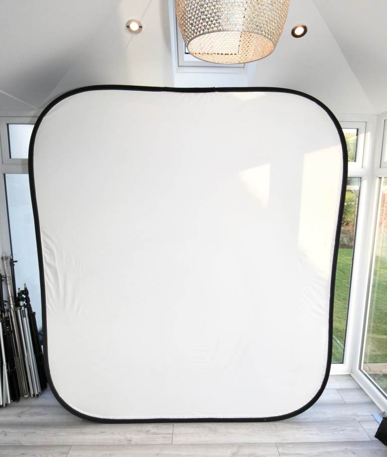image for   Lastolite Hilite Collapsible Background 6' x 7'  with FloorTrain & Black Bottle Top
