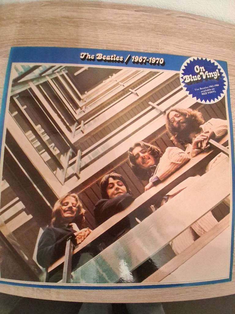 Beatles 1967-1970 blue album on blue vinyl 