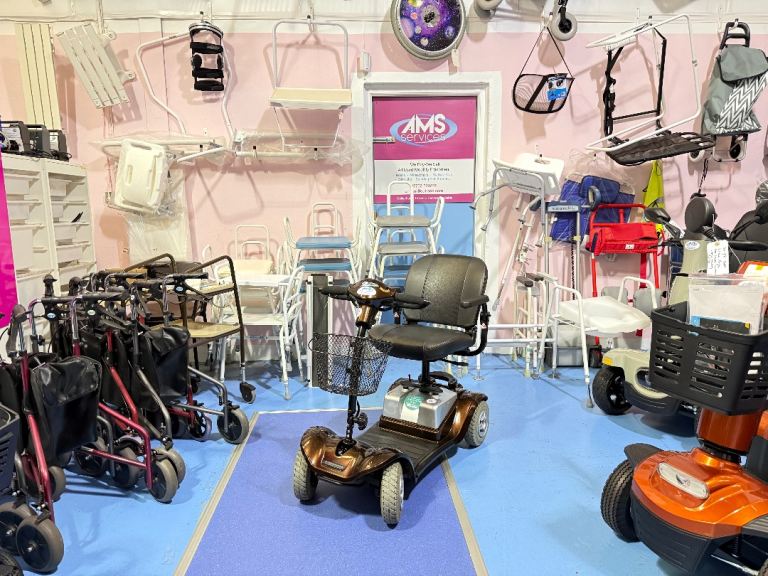 Kymco Mini LS 4mph Car Boot Mobility Scooter - Dismantles for transportation