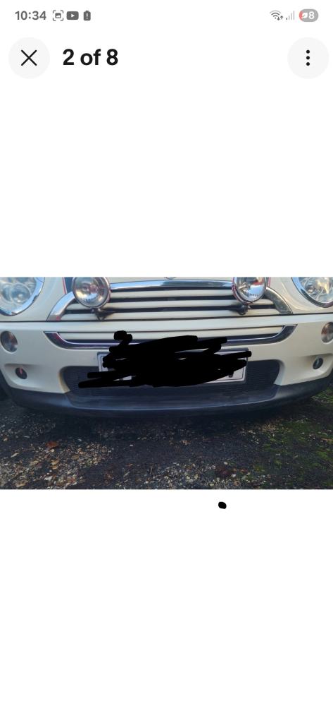 Mini cooper s front bumper