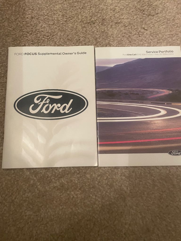 Ford Focus Supplemental Owner's Guide and Service Portfolio