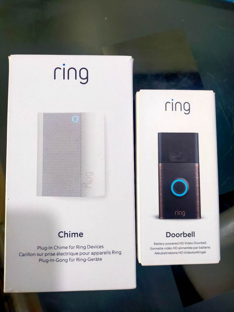 Ring doorbell and chime 