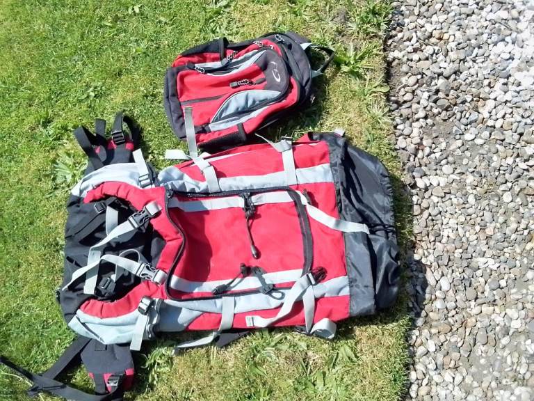 Large Rucksacks for Hiking/Travel – Good Condition