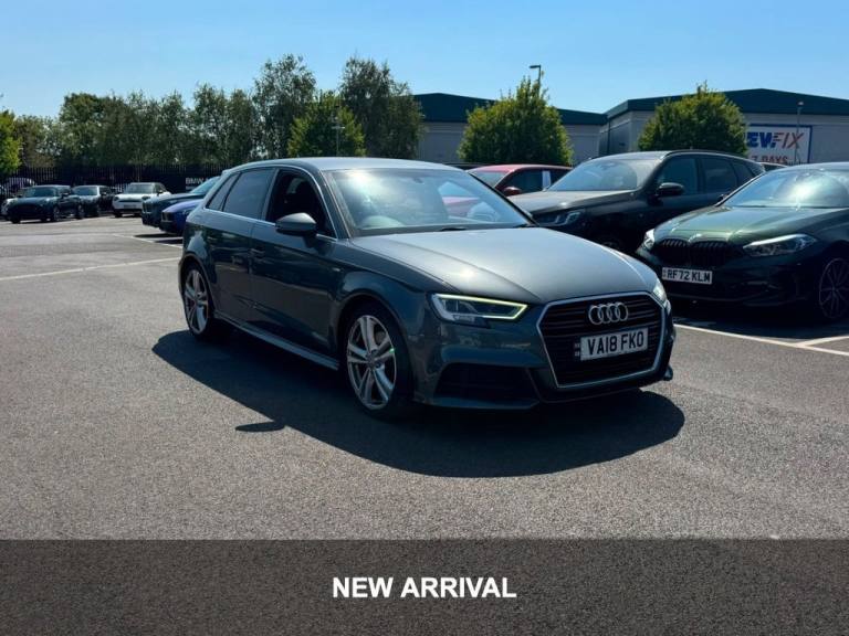 2018 AUDI A3 2.0 TFSI S LINE SPORTBACK 5DR PETROL MANUAL EURO 6 (S/S) (190 PS