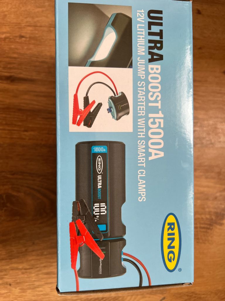 RING Ultraboost 1500Ah Car Battery Jump Starter Brand New unopened and unused