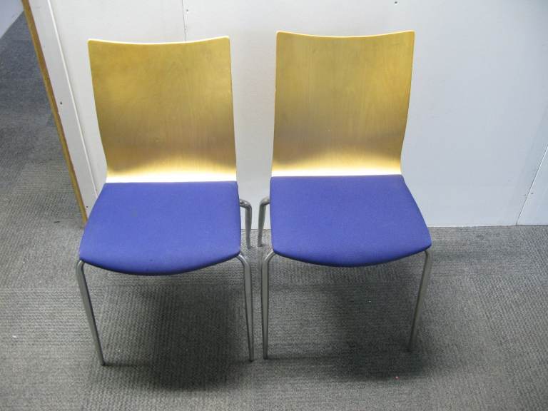 2 Chairs . Stackable