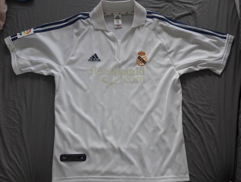 Real Madrid Football Club Original Vintage Retro home jersey/shirt, 2001-2002 – post or collect