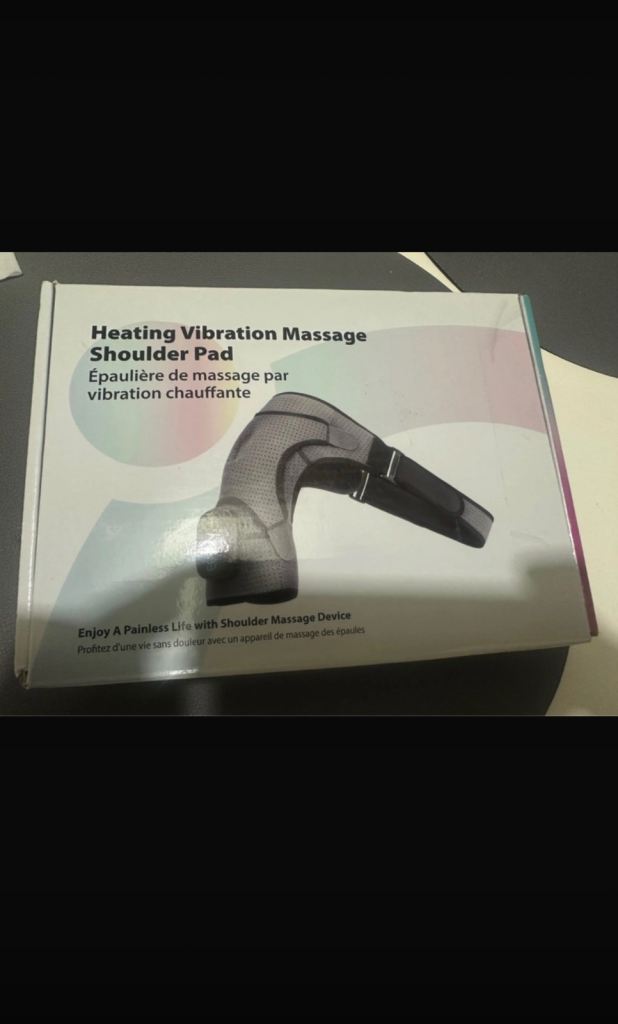 Brand New Heating Vibration Massage Shoulder Pad – Unused