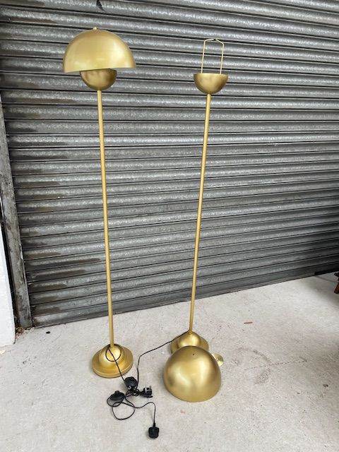 image for FREE! Modern Brushed Gold Floor Lamps