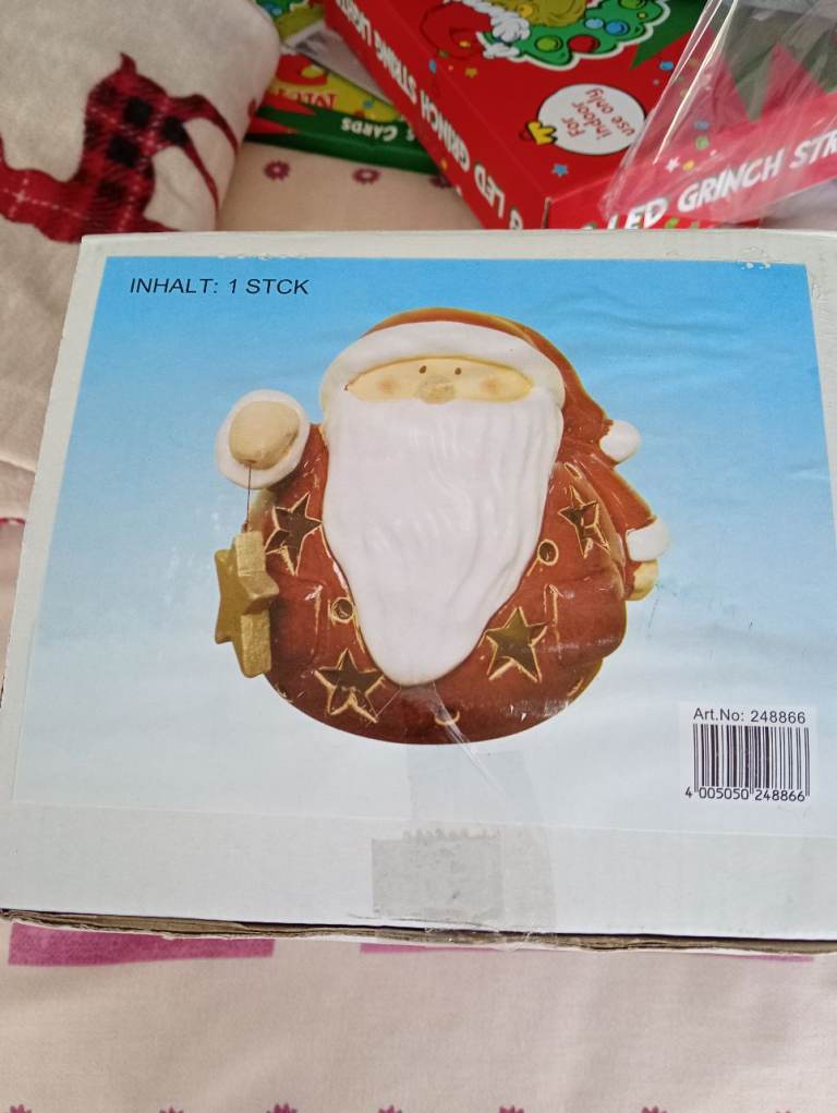 New Ceramic Santa Claus Christmas Decoration