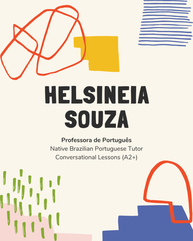 Native Brazilian Portuguese Tutor – Conversational Lessons (A2+)