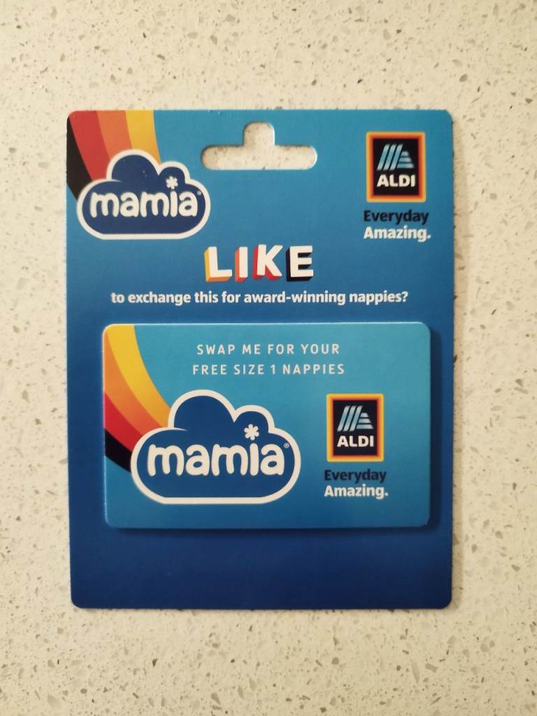 Mamia Nappies, 24 pack of size 1. 3 for 2