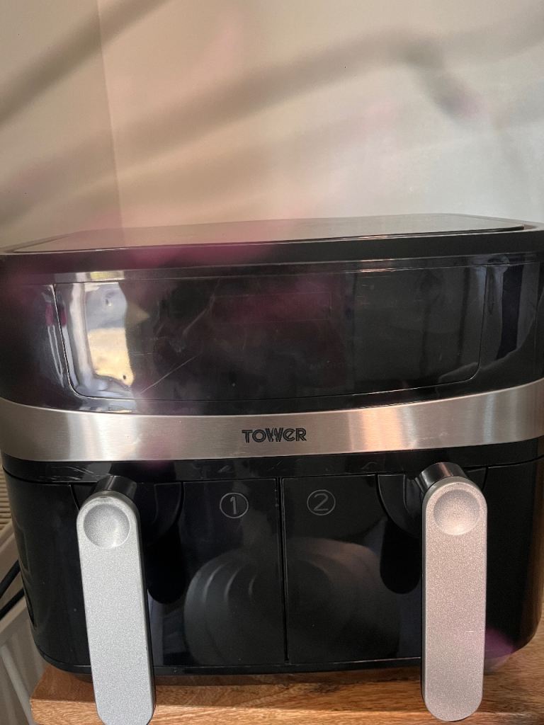 Double draw air fryer 