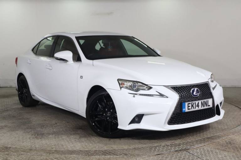 2014 Lexus IS 300h F-Sport 4dr CVT Auto SALOON PETROL/ELECTRIC Automatic
