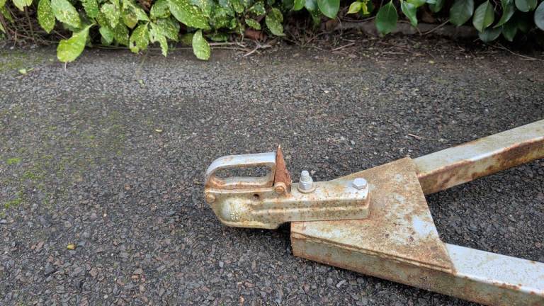 2m steel builders trailer, single axel 