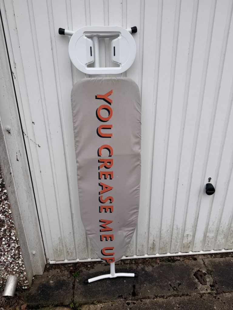 Ironing board with cloth