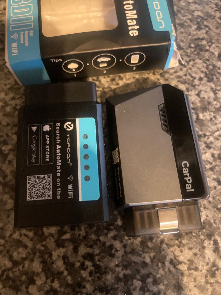 2 x obd car diagnostic scanner