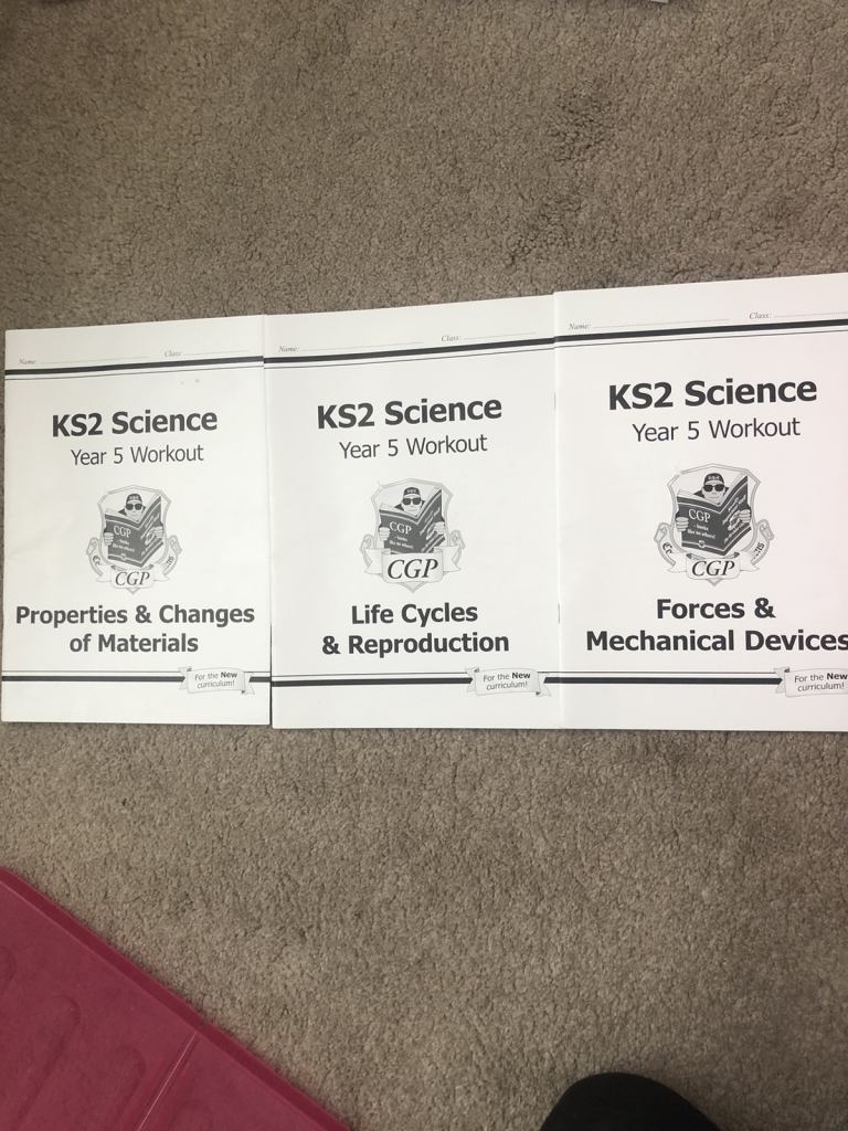 X3 CGP year 5 science workout books 