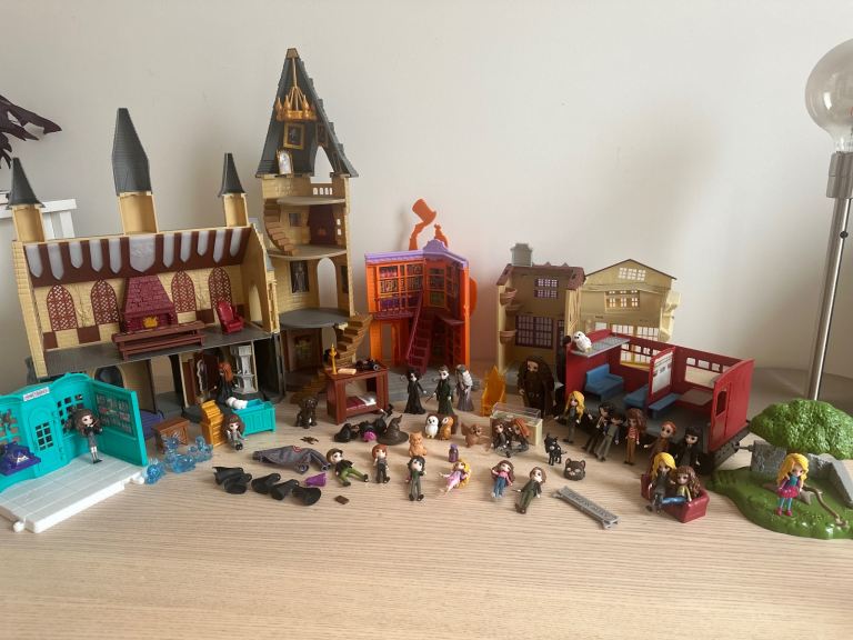 image for Huge selection of Harry Potter toys - like new 
