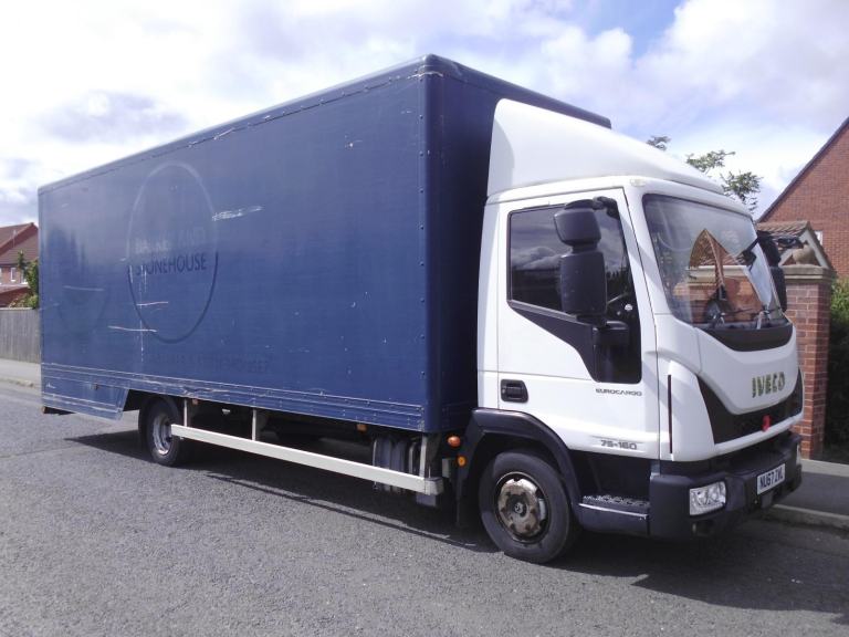 2018/67 IVECO EUROCARGO 75-160 GRP BOX VAN FURNITURE REMOVALS EURO-6