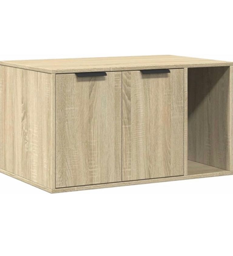 Cat litter box enclosure