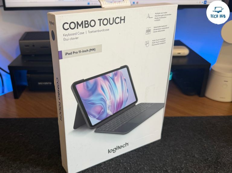 Logitech Combo Touch iPad Pro 11" M4 M5 Keyboard Case Trackpad Graphite