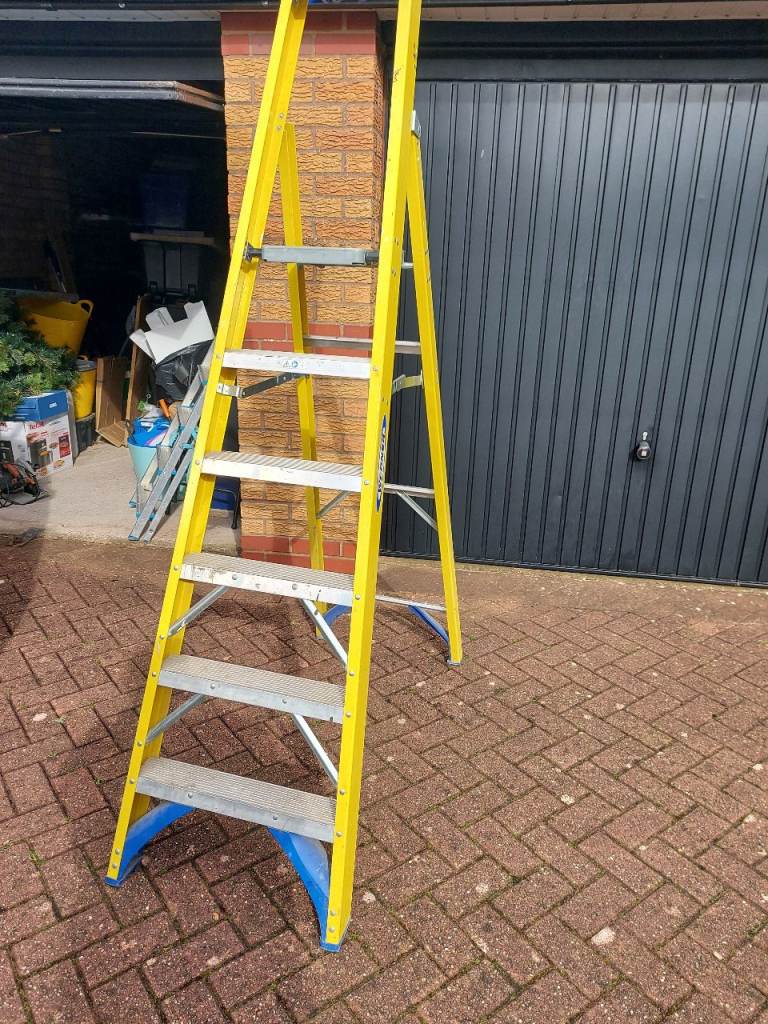 Werner 6 tread fibreglass steps