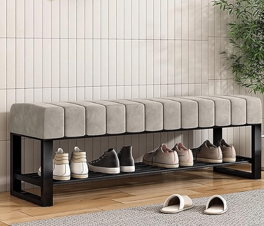 Hallway Bench with Shoe Storage