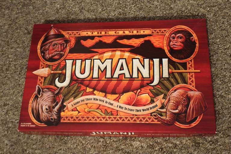 Jumanji The Game Board Game - Complete and Good Condition